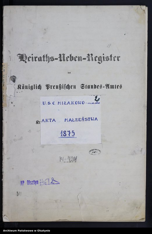 image.from.unit.number "Heiraths-Neben-Register nr 1 - 13"