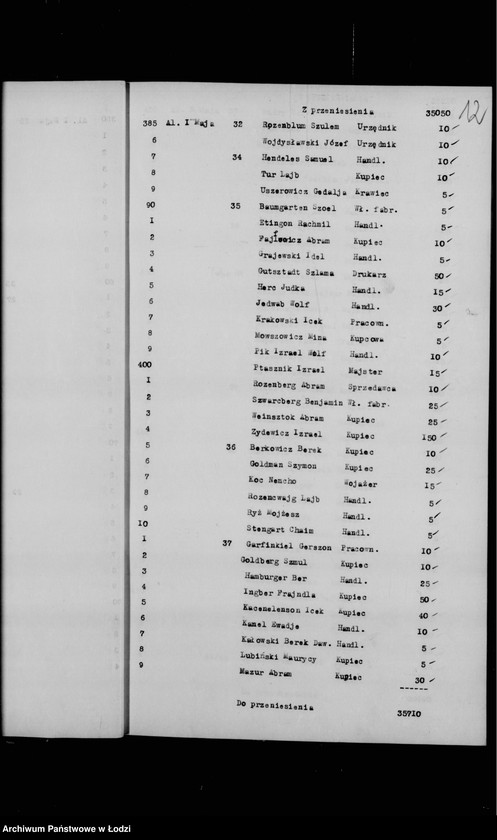 Obraz 16 z jednostki "Rejestr poborczy"