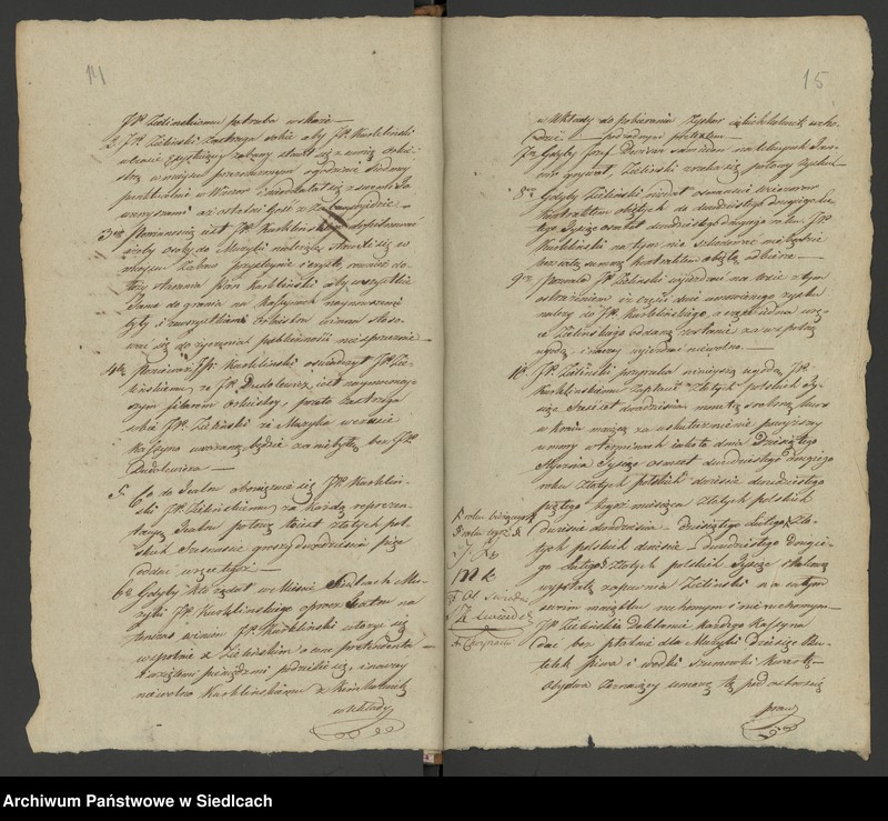 Obraz 12 z jednostki "Księga II Rok 1822 akta niehipoteczne Adama Chojnackiego Rejenta [Akta notarialne od nr 1 do nr 312]"