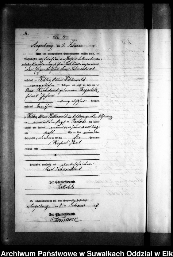 image.from.unit.number "Geburts-Neben-Register des Preussischen Standes-Amtes Kehlen Kreis Angerburg"