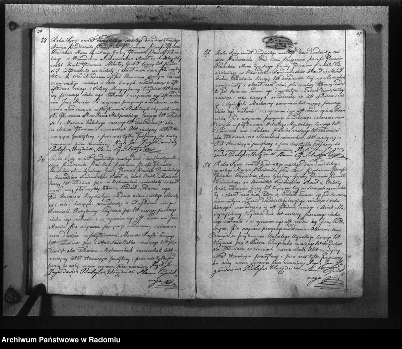 image.from.unit.number "Akta cywilne gminy Głowaczów na rok 1824"