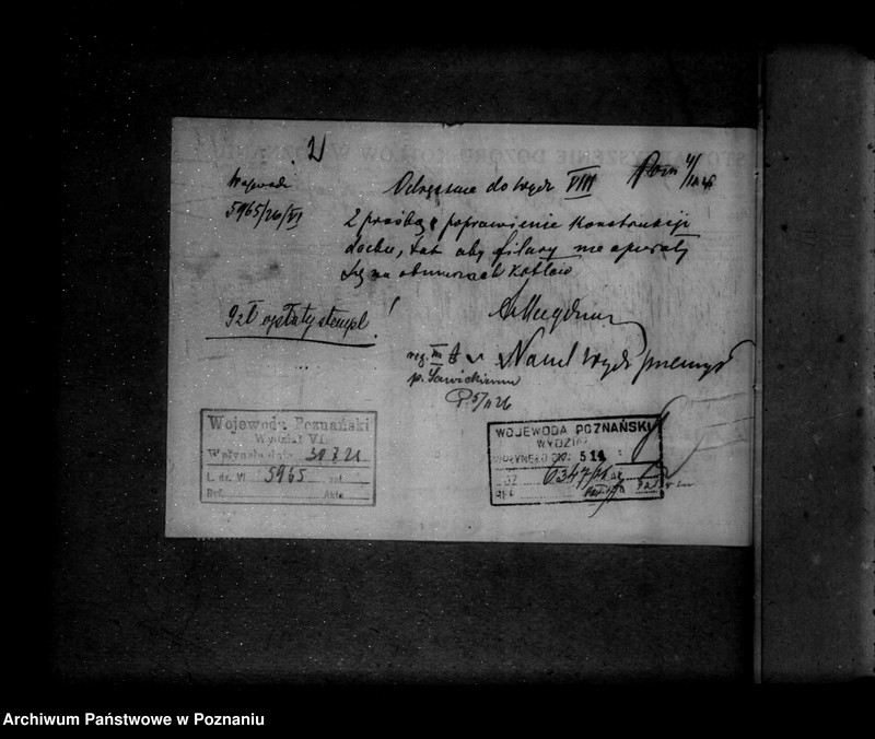 Obraz 6 z jednostki "Gorzelnia parowa dr Wizy majętność Sędziwy powiat szamotulski nr woj. kotła 1371"