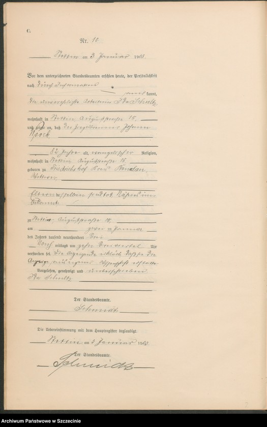 image.from.unit.number "Sterbe-Register (Neben-Register) Band I"