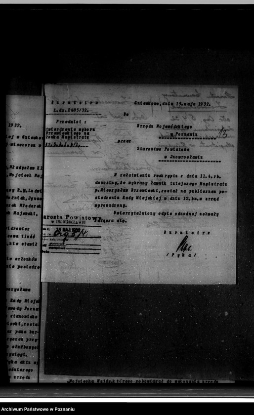 Obraz 17 z jednostki "Miasto Gniewkowo; członkowie magistratu"