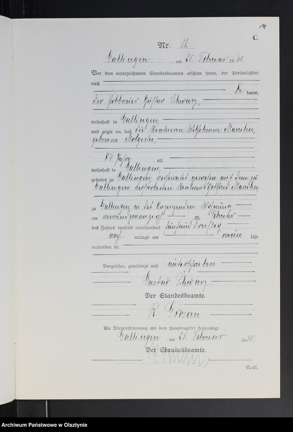 image.from.unit.number "Sterbe-Neben-Register Nr 1 - 26 [ Księga zgonów - wtóropis ]"