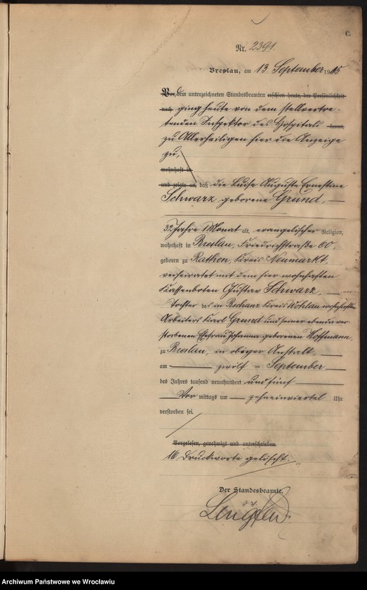 image.from.unit.number "Sterbe-Haupt-Register Breslau I 1905 Band 7"