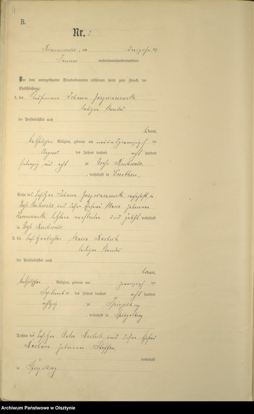 image.from.unit.number "Heiraths-Haupt-Register Nr 1 - 15"