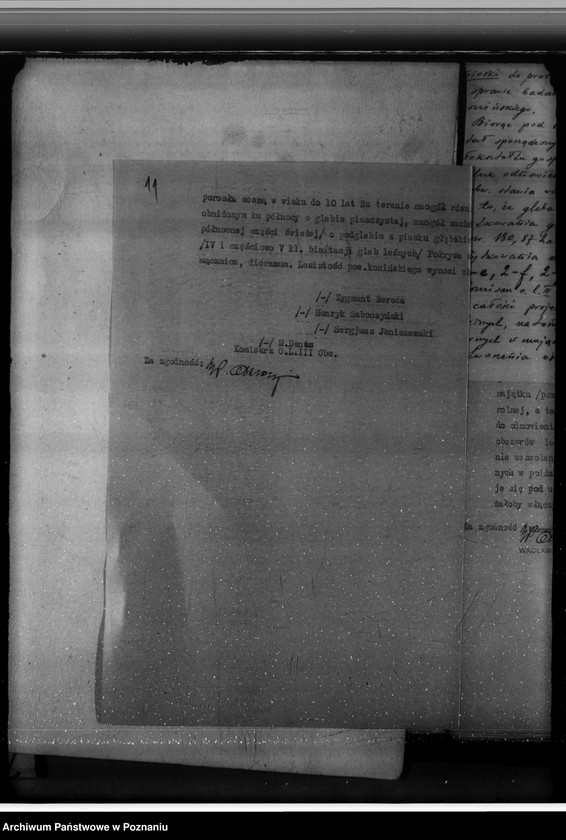 Obraz 15 z jednostki "Sprawa zmiany rodzaju użytków 180,87 ha gruntów leśnych w majątku Biskupiec-Wielki-Bór powiatu konińskiego dla celów gospodarstwa rolnego"