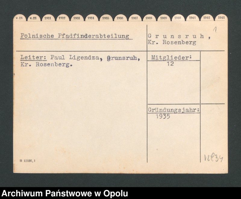 Obraz 3 z jednostki "Polnische Pfadfinderabteilung - Grunsruh Kr. Rosenberg"
