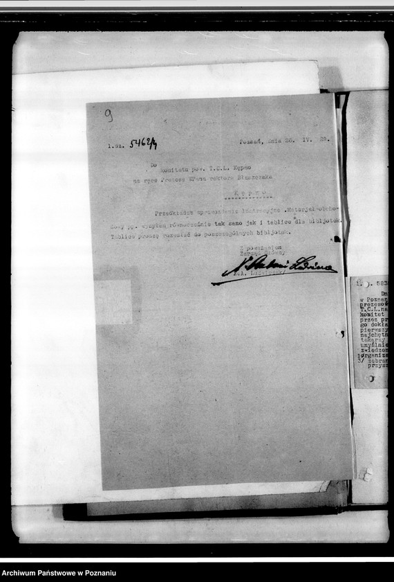 Obraz 13 z jednostki "Sprawozdania, okólniki, korespondencja"