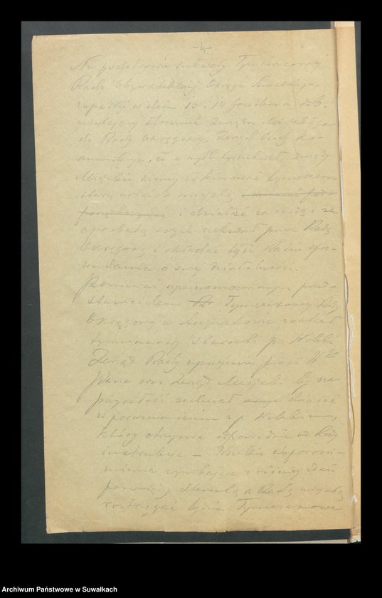 image.from.unit.number "[Korspondencja Zarządu Tymczasowej Rady Obywatelskiej Okręgu Suwalskiego z władzami miasta Augustowa]"