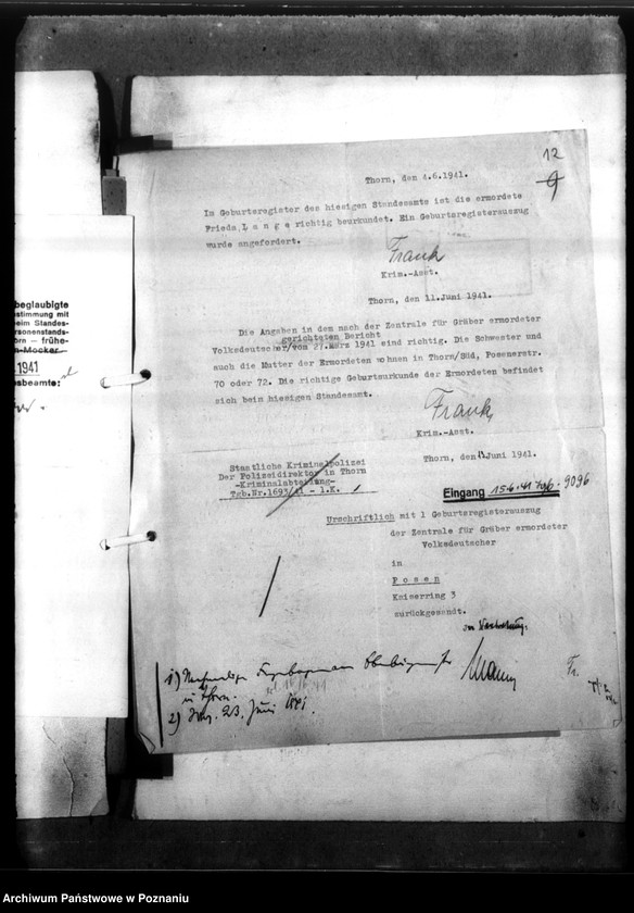 Obraz 16 z jednostki "Frieda Lange - Thorn Lüd (Toruń)"