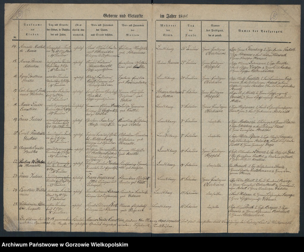 image.from.unit.number "Duplikate der Kirchenbücher von der Parochie der Hauptkirche zu Landsberg an der Warthe (zawiera też księgę zgonów Konkordien Kirche z 1840 r.)"