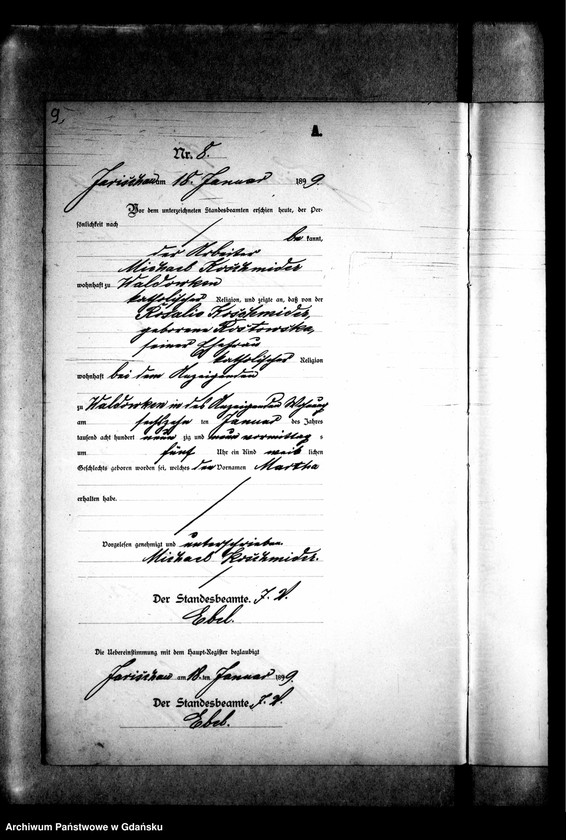 Obraz 13 z jednostki "Księga urodzeń"