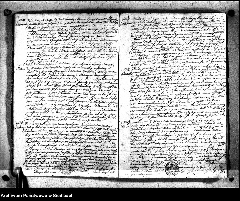 Obraz z jednostki "Akta urodzin, małżeństw, zgonów"