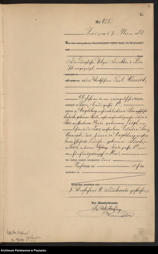 Obraz 12 z jednostki "Księga zgonów tom III"