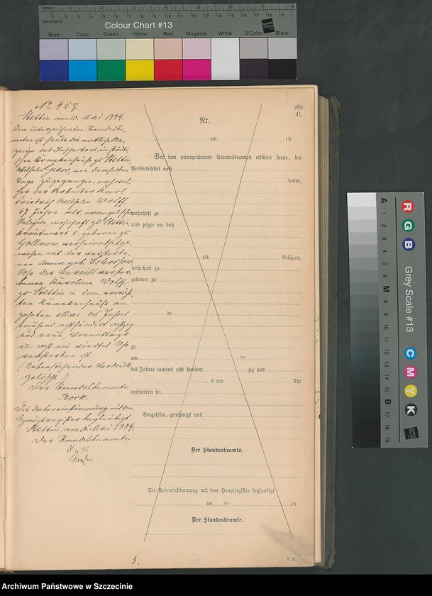 Obraz 4 z jednostki "Sterbe-Register (Neben-Register) Band III"