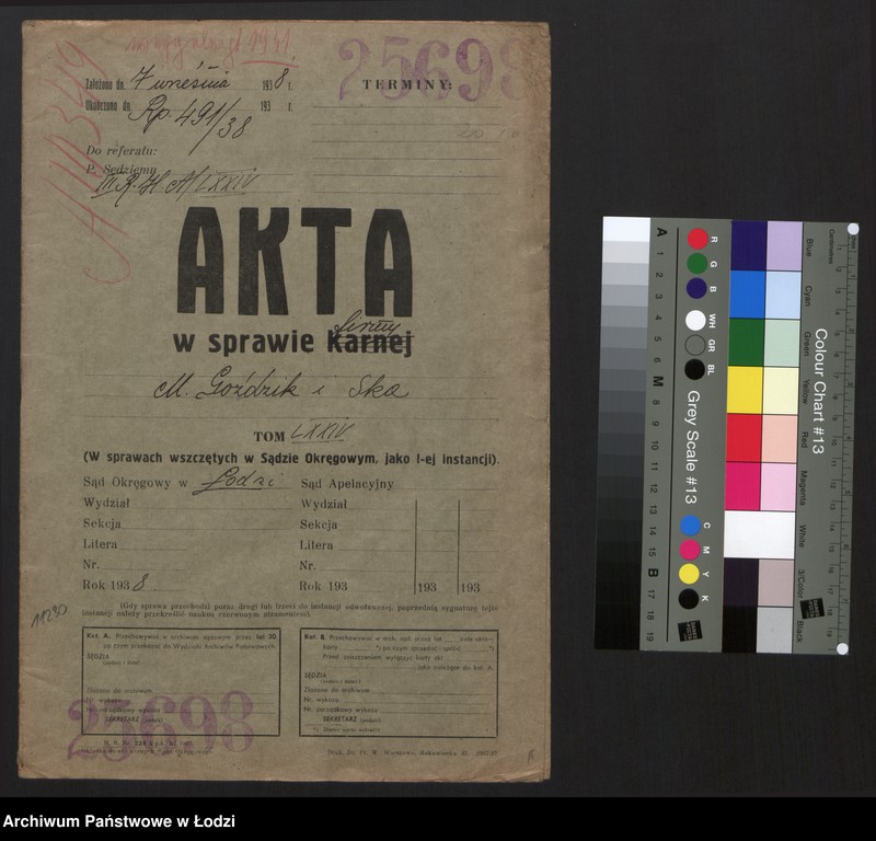 Obraz 2 z jednostki "Mojżesz Goździk, Beniamin Goździk, Abram Jakub Goździk, Mendel Wolf Cytner- sprzedaż manufaktury"