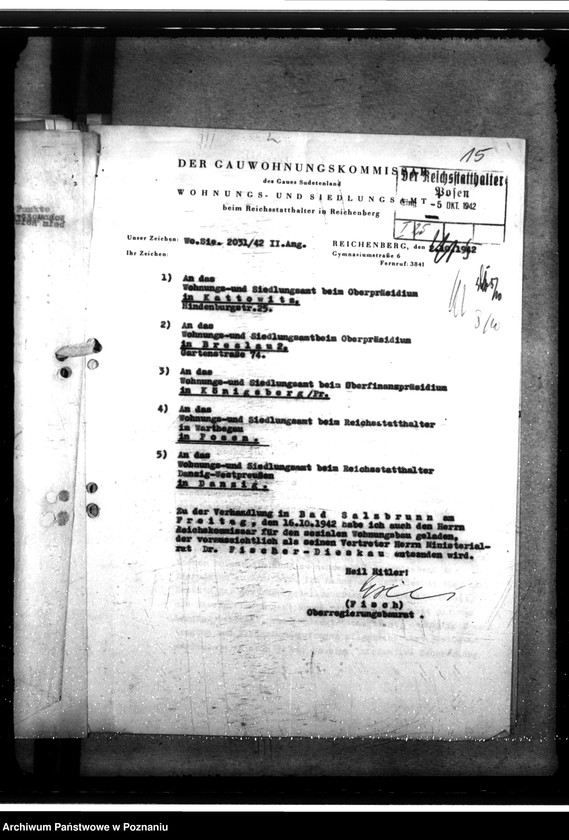 Obraz 20 z jednostki "Wohnungs- und Siedlungsämter"