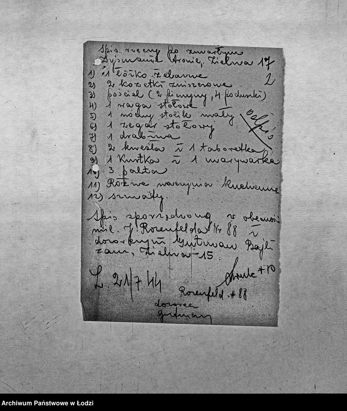 Obraz 5 z jednostki "[Korespondencja z Referatem Opiekuńczym, głównie w sprawach spadków po zmarłych]"