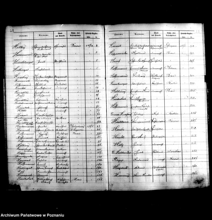 Obraz 16 z jednostki "Skorowidz nazwisk-akty małżeństw"