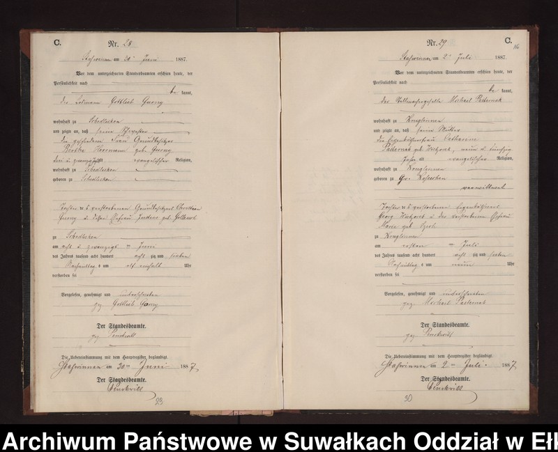 image.from.unit.number "Sterbe-Neben-Register des Preussischen Standes-Amtes Stasswinnen Kreis Loetzen"