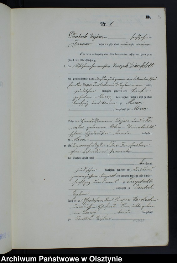 image.from.unit.number "Heiraths-Neben-Register Nr 1 - 33"