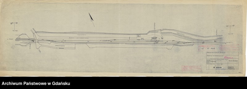 image.from.unit.number "Reichsbahndirektion Danzig. Deutsche Reichsbahn. Strecke: Flatow - Terespol (Wpr.). B.A. Konitz 2. Bahnhof Klonia"
