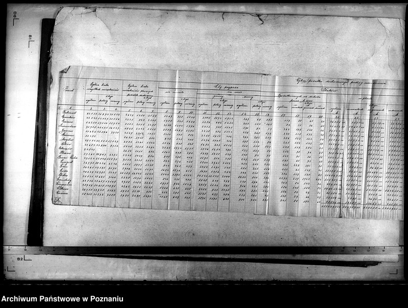 Obraz 18 z jednostki "Wykazy statystyczne, materiał i różne dane"