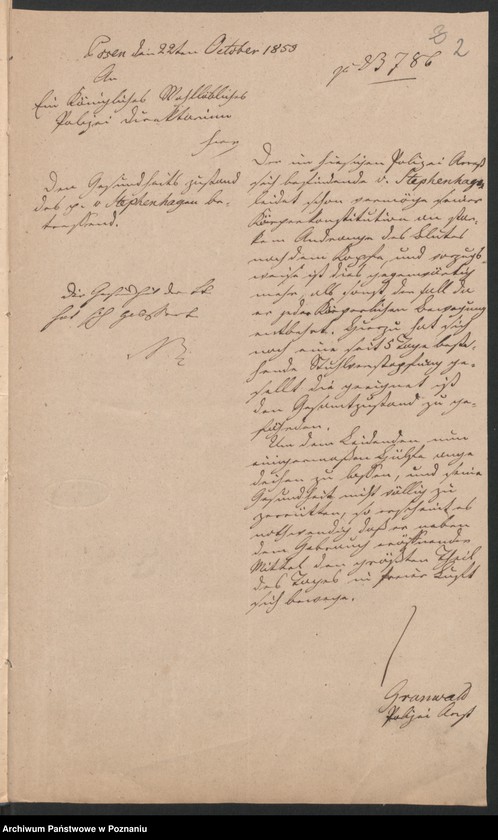 Obraz 6 z jednostki "A. betr. den polnischen Flüchtling Literaten Julius von Stephenhagen"