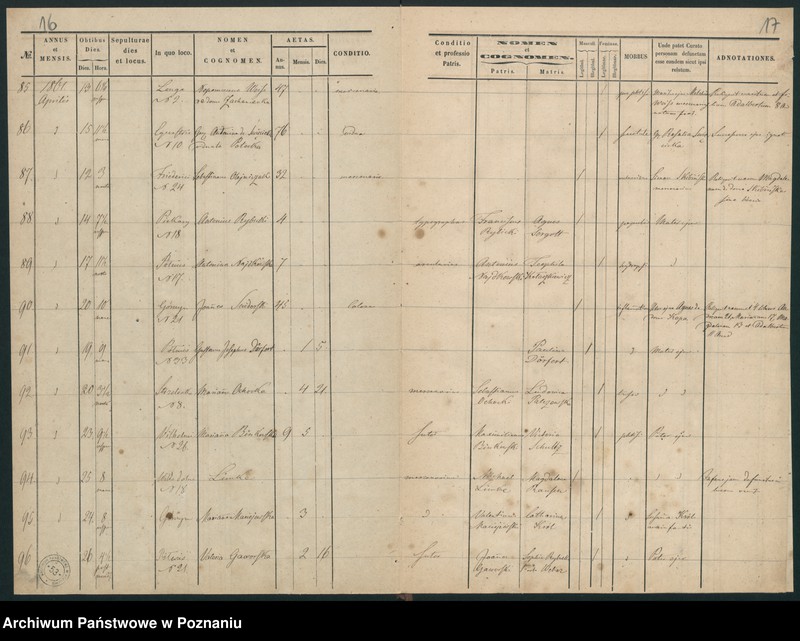 Obraz 11 z jednostki "Księga zgonów"