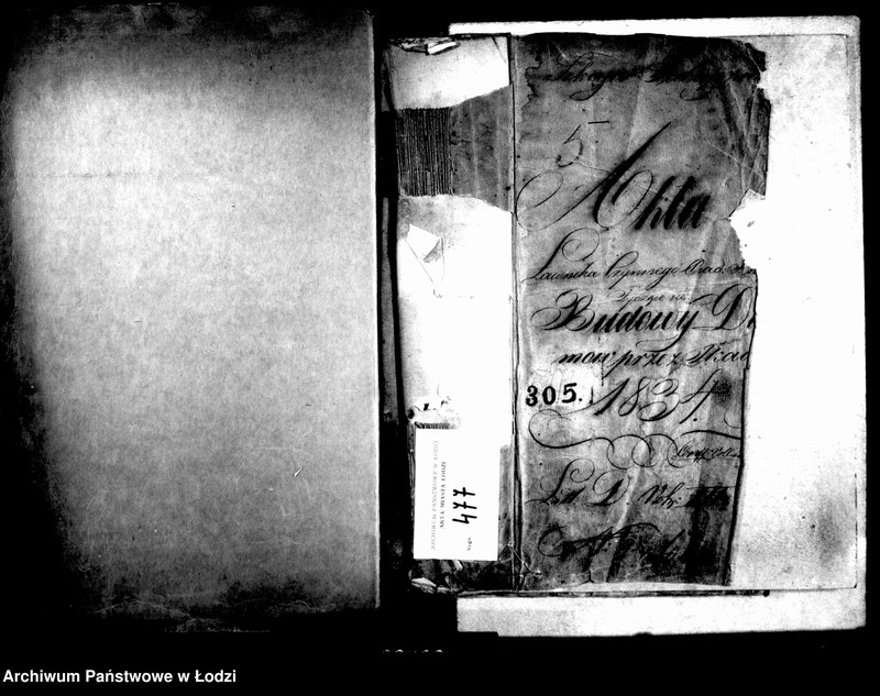 Obraz 5 z jednostki "Akta tyczące się budowy domów przez tkaczy"