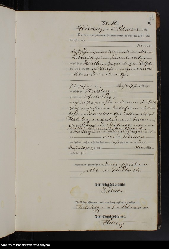 image.from.unit.number "Sterbe-Neben-Register Nr 1 - 111"