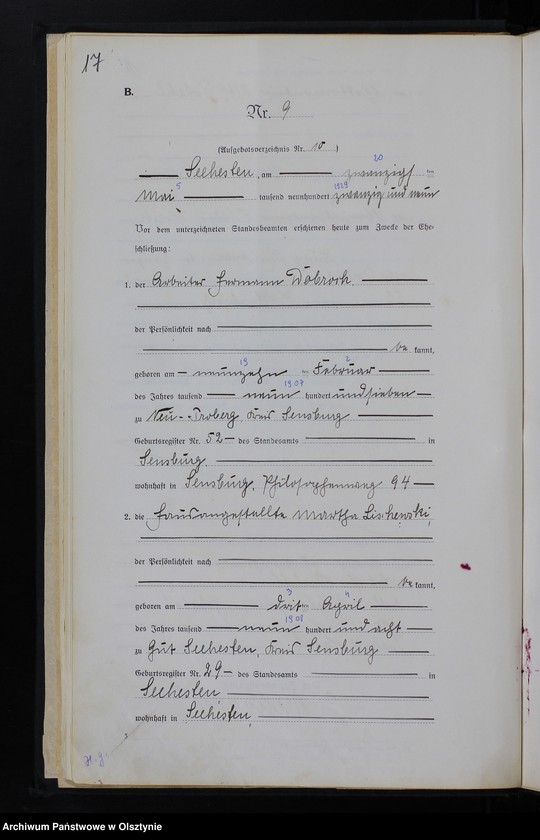 image.from.unit.number "Heirats-Register Nr 1 -32, 1-28, 1-23"