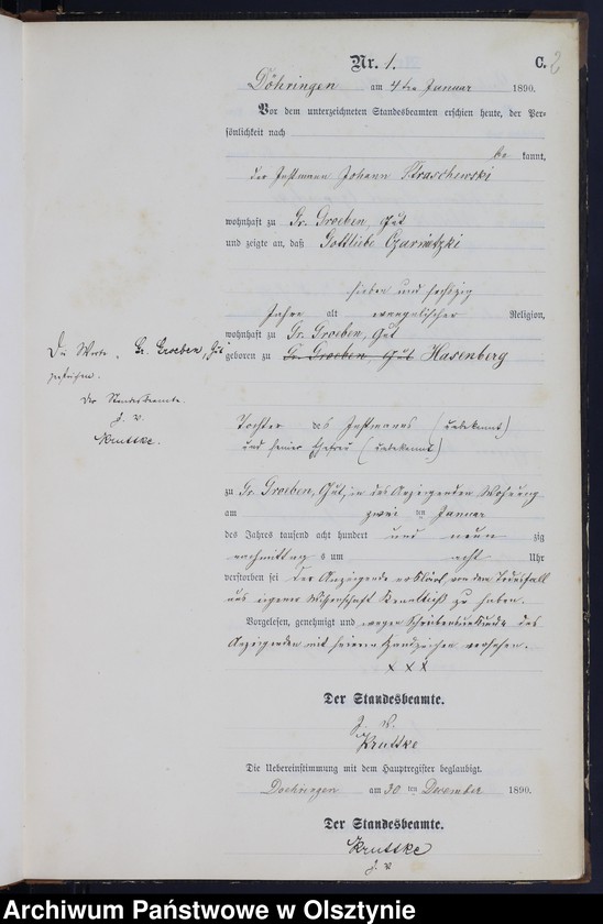 image.from.unit.number "Sterbe-Neben-Register Nr 1 - 67"