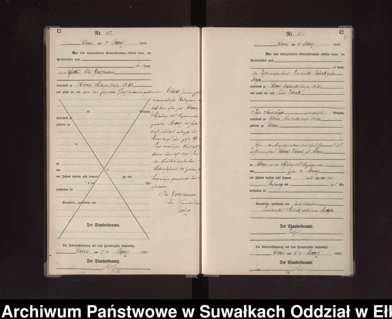 image.from.unit.number "Sterbe-Neben-Register des Preussischen Standes-Amtes Rhein Kreis Loetzen"