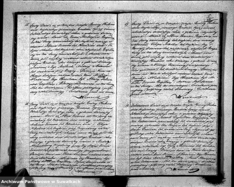 image.from.unit.number "Duplicat Akt Urzędnika Stanu Cywilnego Wyznania Filipońskiego Gminy Kuków Urodzonych, Zaślubionych i Umarłych w roku 1849"