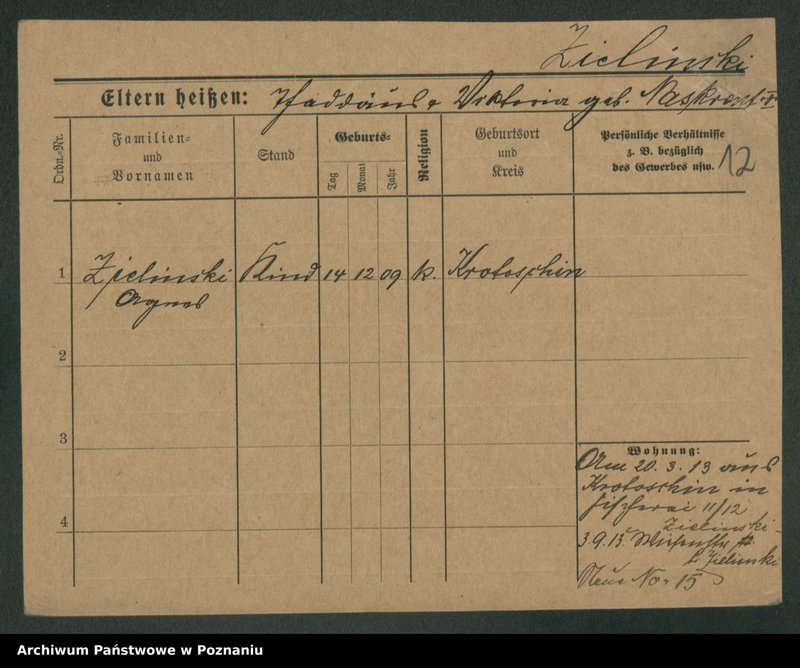Obraz 14 z jednostki "Zielinski (samotne kobiety)"