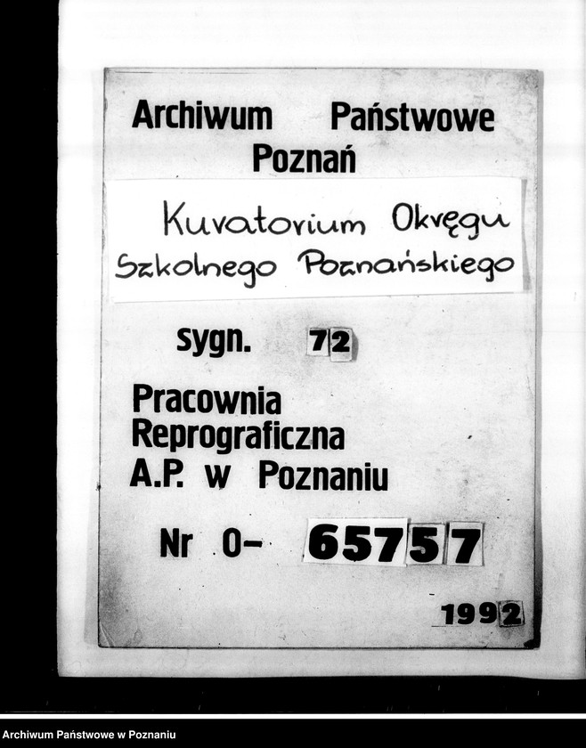 Obraz 1 z jednostki "Inspektorat Szkolny- Kępno [korespondencja różna]"