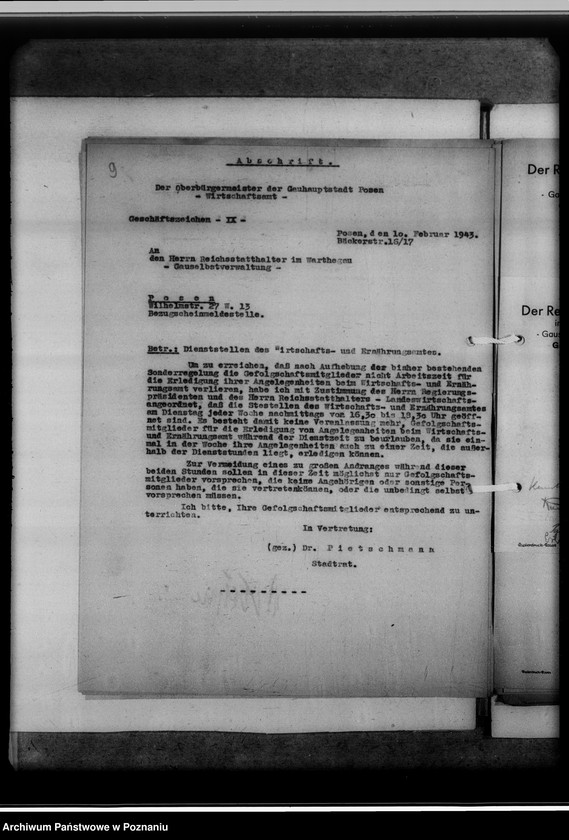 Obraz 13 z jednostki "Allgemeine Verfügungen der Gauselbstverwaltung"