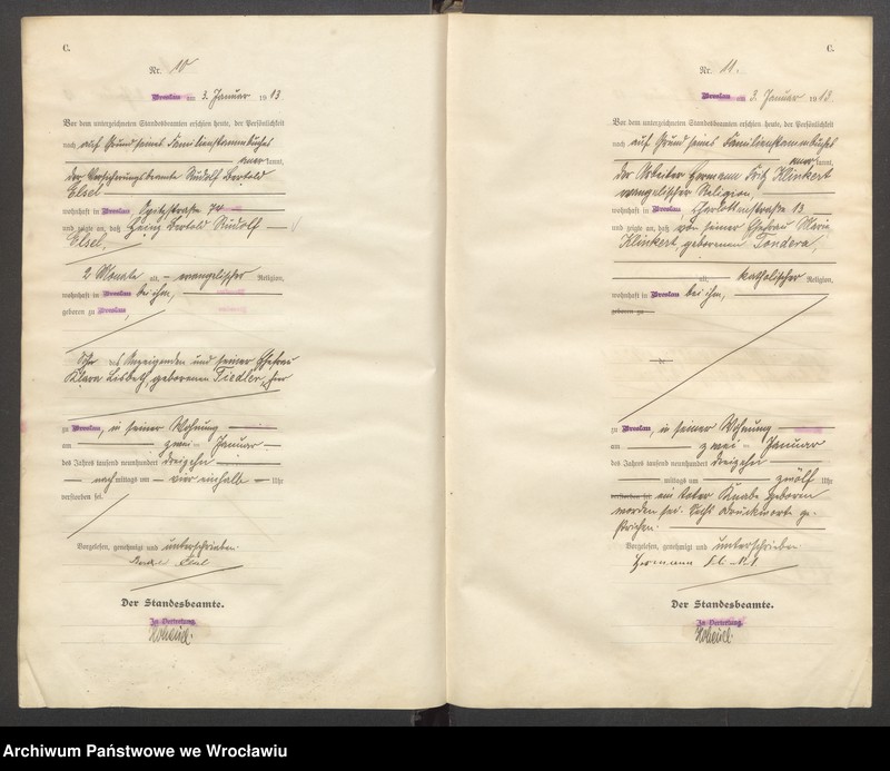 image.from.unit.number "Sterbe-Haupt-Register Breslau IV 1913 Band 1"