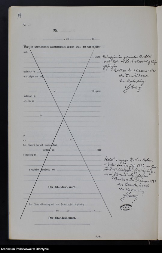 image.from.unit.number "Sterbe-Neben-Register Nr 1 - 17 [ Księga zgonów - wtóropis ]"