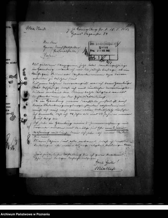 Obraz 16 z jednostki "Bewerbungen um Anstellung"