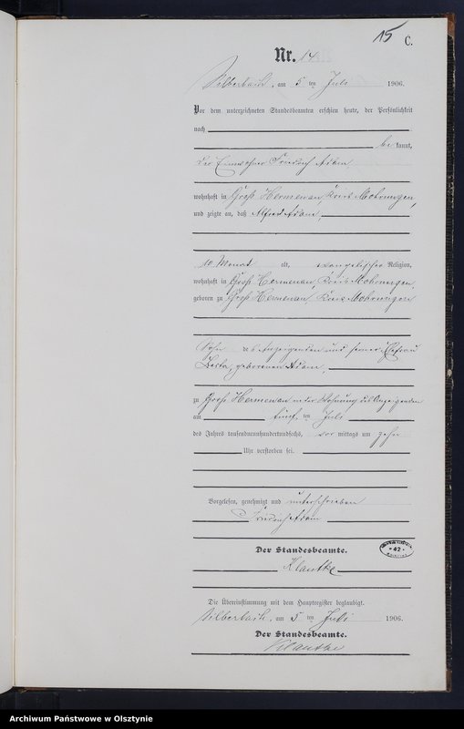 image.from.unit.number "Sterbe-Neben-Register Nr 1 - 28"