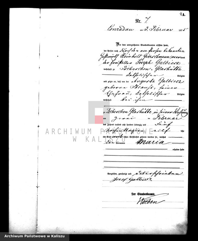 Obraz 11 z jednostki "[Księga urodzeń]"