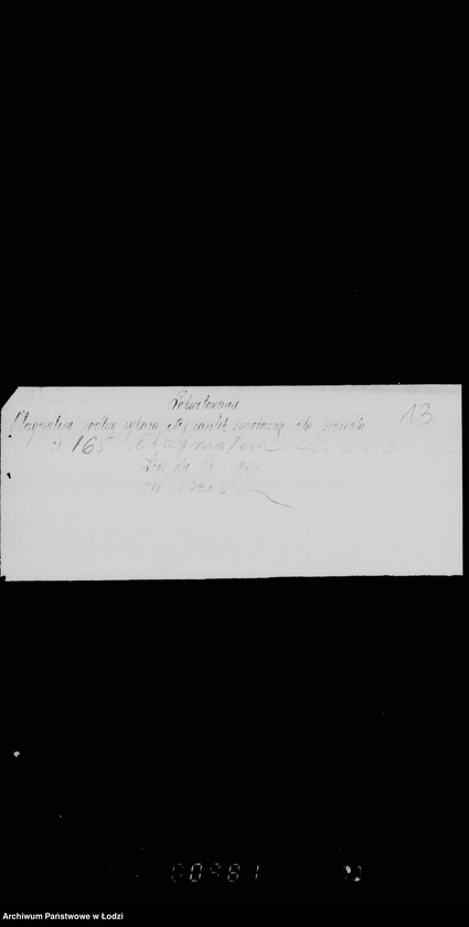 Obraz 15 z jednostki "Rejestracja Górnego Rynku i okolicy - odn. "zasiłków wielkanocnych""