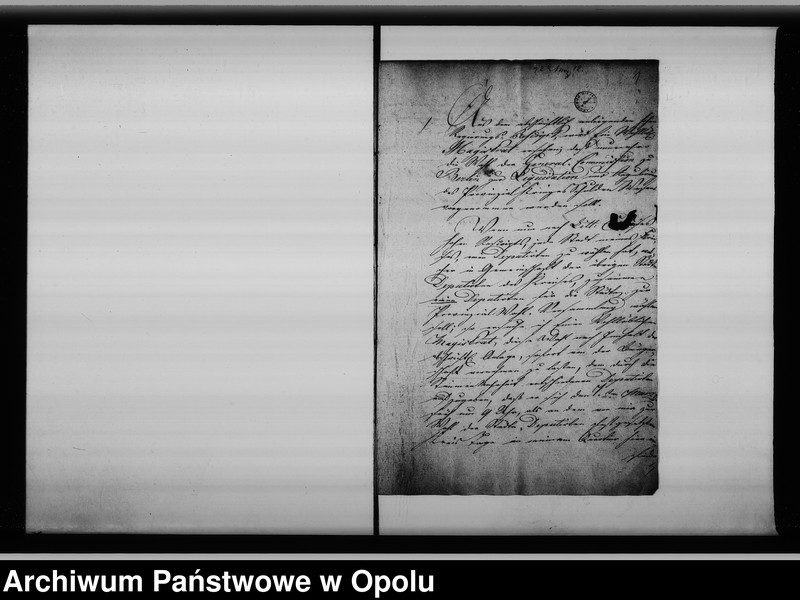 Obraz 5 z jednostki "Acta des Magistrats zu Oppeln betr[effend] die Wahl eines Deputirten zur Provinzial Kriegs Schulden Regulirungs Commission Vol. I de anno 1812"