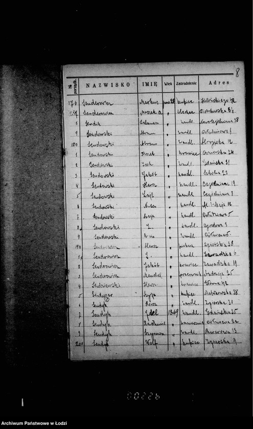 Obraz 13 z jednostki "Lista wyborców Gminy Wyznaniowej Żydowskiej w Łodzi 1924 r. lit. S"