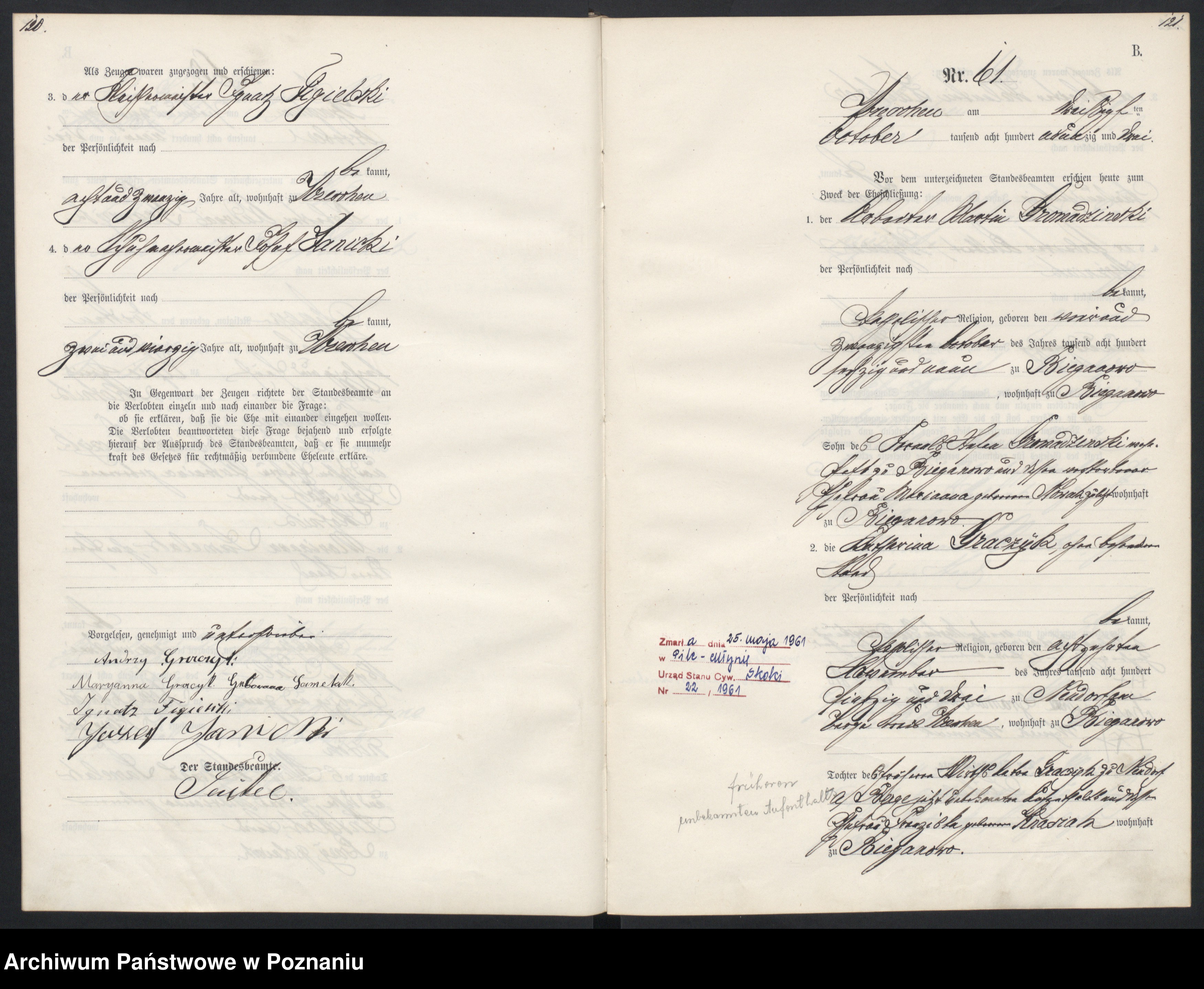 Skan z jednostki: Księga małżeństw