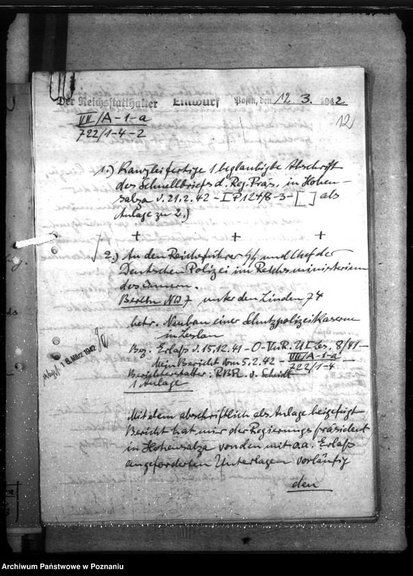 Obraz 20 z jednostki "Neubau - Polizeikaserne Leslau"